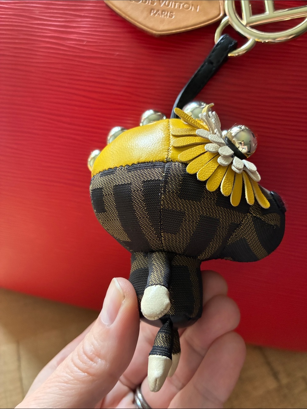 SOLD Fendi Space Monkey Bag Charm F is For Fendi Clasp W/COA! - Picture 5 of 8